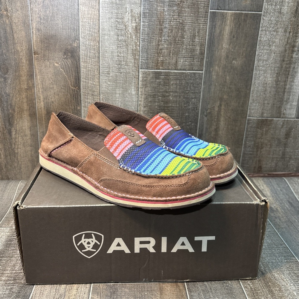 Ariat Women's Cruiser Shoes‎ Size 11 Palm Brown Serape Mesh – New Open Box
